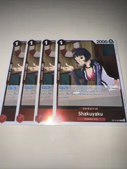 OP12-006 Shakuyaku X4 Playset One Piece TCG CCG Card Game English - Image 4