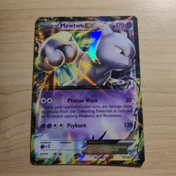 Mewtwo EX XY183 - LP BLACK STAR PROMO XY - Pokemon 2016 TCG Card - Image 1