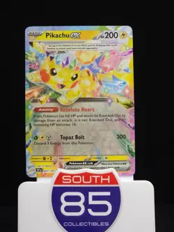 Pikachu ex 057/191 Surging Sparks Double Rare Holo Near Mint Pokemon Card - Image 1