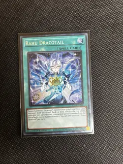 Yu-Gi-Oh! TCG Card Rahu Dracotail Collectors Rare 1st Edition - Image 1