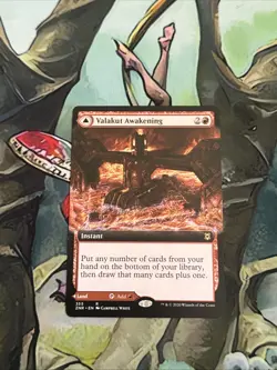 MTG: Valakut Awakening Valakut Stoneforge (355) Zendikar Borderless PR0XY NM - Image 1