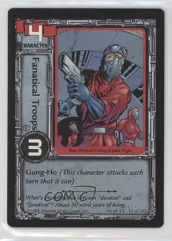 1998 Jim Lee's C-23 Collectible Card Game Fanatical Troops #11 - Image 1