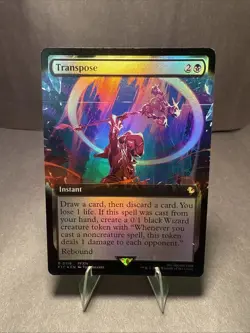 Transpose 0119 - Foil - Extended Art R MTG Commander: Final Fantasy NM - Image 1