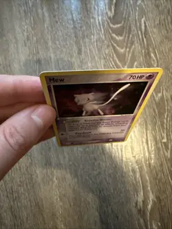 Pokemon TCG Card - MEW 4/17 - Pop Series 4 HOLO RARE - MP - Image 3