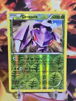Pokemon 2013 Near Mint NM Genesect 10/101 Plasma Blast REVERSE Card - Image 1
