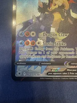 Pokemon Garchomp v Astral Radiance Trainer Gallery Full Art Holo Card TG23/TG30 - Image 3