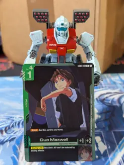 Duo Maxwell R GD01-090 | Newtype Rising | Rare Holo | Gundam Card Game GCG - Image 1