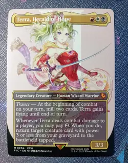MTG Terra, Herald of Hope FFVI Mythic 0204 Magic: The Gathering FINAL FANTASY - Image 1