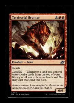 TERRITORIAL BRUNTAR Edge of Eternities #165 EOE(NM+)(MTG) - Image 1