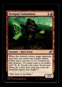 TERRAPACT INTIMIDATOR Edge of Eternities #164 EOE(NM+)(MTG) - Image 1