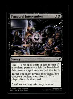 TEMPORAL INTERVENTION Edge of Eternities #120 EOE(NM+)(MTG) - Image 1