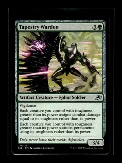 TAPESTRY WARDEN Edge of Eternities #209 EOE(NM+)(MTG) - Image 1