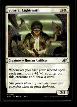 SUNSTAR LIGHTSMITH Edge of Eternities #42 EOE(NM+)(MTG) - Image 1