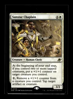 SUNSTAR CHAPLAIN Edge of Eternities #40 EOE(NM+)(MTG) - Image 1