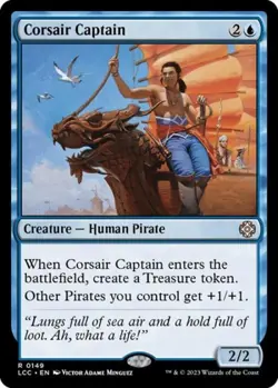 Corsair Captain - Light Play MTG Commander: The Lost Caverns of Ixalan - Image 1