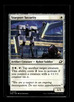 STARPORT SECURITY Edge of Eternities #39 EOE(NM+)(MTG) - Image 1