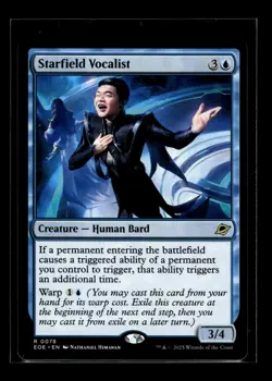 STARFIELD VOCALIST Edge of Eternities #78 EOE(NM+)(MTG) - Image 1