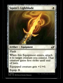 SQUIRE'S LIGHTBLADE Edge of Eternities #36 EOE(NM+)(MTG) - Image 1