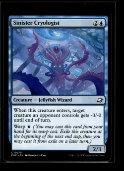 SINISTER CRYOLOGIST Edge of Eternities #75 EOE(NM+)(MTG) - Image 1