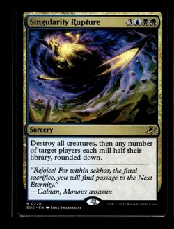SINGULARITY RUPTURE Edge of Eternities #228 EOE(NM+)(MTG) - Image 1