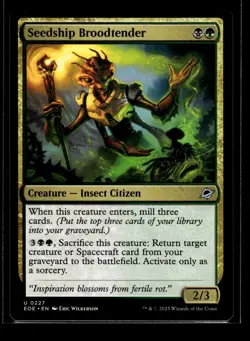 SEEDSHIP BROODTENDER Edge of Eternities #227 EOE(NM+)(MTG) - Image 1