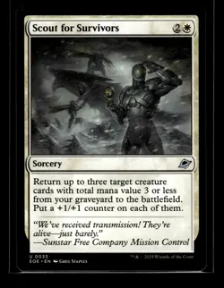 SCOUT FOR SURVIVORS Edge of Eternities #33 EOE(NM+)(MTG) - Image 1
