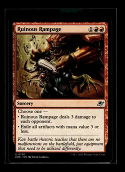 RUINOUS RAMPAGE Edge of Eternities #158 EOE(NM+)(MTG) - Image 1