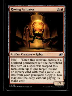 ROVING ACTUATOR Edge of Eternities #157 EOE(NM+)(MTG) - Image 1