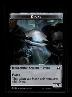 ROBOT // DRONE DOUBLE-SIDED TOKEN Edge of Eternities #10//3 EOE(NM+)(MTG) - Image 2