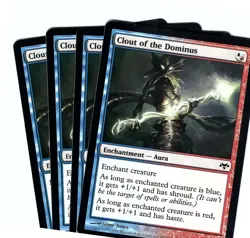 (4X) CLOUT OF THE DOMINUS Eventide Playset - MTG Magic the Gathering Card - Image 1