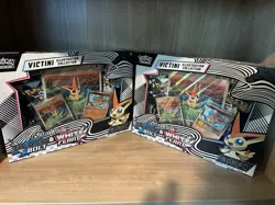 Pokemon Black Bolt & White Flare Victini Illustration Collection Lot Of 2 - Image 1