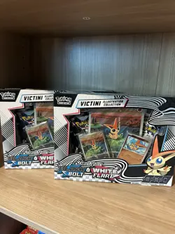 Pokemon Black Bolt & White Flare Victini Illustration Collection Lot Of 2 - Image 2