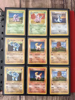 Old Pokemon Cards SHADOWLESS VINTAGE Rare Collection binder WOTC 1999 Era Lot - Image 1