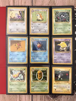 Old Pokemon Cards SHADOWLESS VINTAGE Rare Collection binder WOTC 1999 Era Lot - Image 2