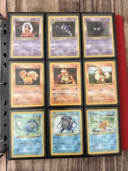 Old Pokemon Cards SHADOWLESS VINTAGE Rare Collection binder WOTC 1999 Era Lot - Image 3