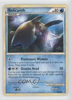 Relicanth Pokemon HeartGold & SoulSilver Call of Legends #69 - Image 1