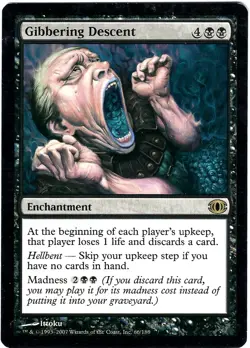 (3X) Gibbering Descent Future Sight Rare - MTG Magic the Gathering Card - Image 2