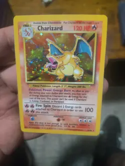Charizard # 4/102 Holo Rare Pokemon TCG Base Set 1999 LP Vintage WOTC Unlimited - Image 1