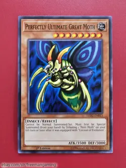 Yugioh Perfectly Ultimate Great Moth Set 6 Card Insect Larvae Petit Weevil - Image 3
