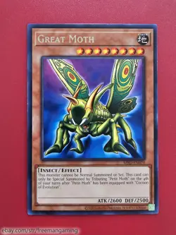 Yugioh Perfectly Ultimate Great Moth Set 6 Card Insect Larvae Petit Weevil - Image 4