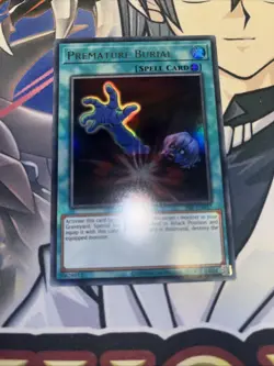Yugioh Premature Burial PSV-EN037 Ultra Rare 25th Anniversary - Image 1