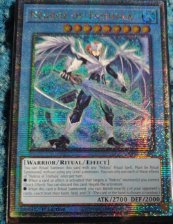 Near Mint Yugioh Nekroz of Trishula - RA03-EN261 - Quarter Century Secret Rare - Image 1