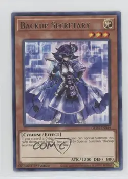 Backup Secretary 1st Ed. YuGiOh Genesis Impact #GEIM-EN049 - Image 1