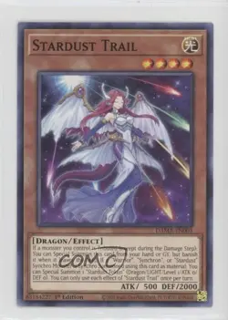 Stardust Trail 1st Ed. YuGiOh Dawn of Majesty #DAMA-EN003 - Image 1