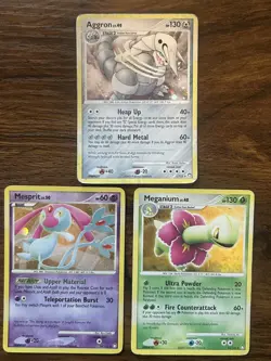 Pokemon Cards 3 Card Lot Holo Rare 2007 Mysterious Treasures - Image 1