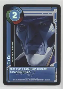 2011 Star Wars: Clone Wars Adventures Trading Card Game Chi Cho (foil) #95 - Image 1