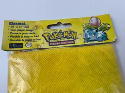 Vintage SEALED 1999 Pokemon Trading Card Game Play Mat - Image 2