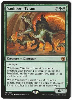 MTG - Outlaws of Thunder Junction The Big Score: Vaultborn Tyrant Card #20 NM M - Image 1