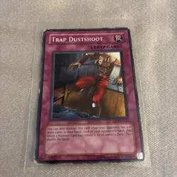 Trap Dustshoot DB2-EN246 Edison Yugioh Card Vintage Light Play - Image 1