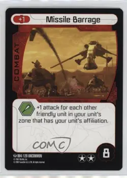 2007 Star Wars: Pocket Model Trading Card Game Ground Assault Missile Barrage - Image 1